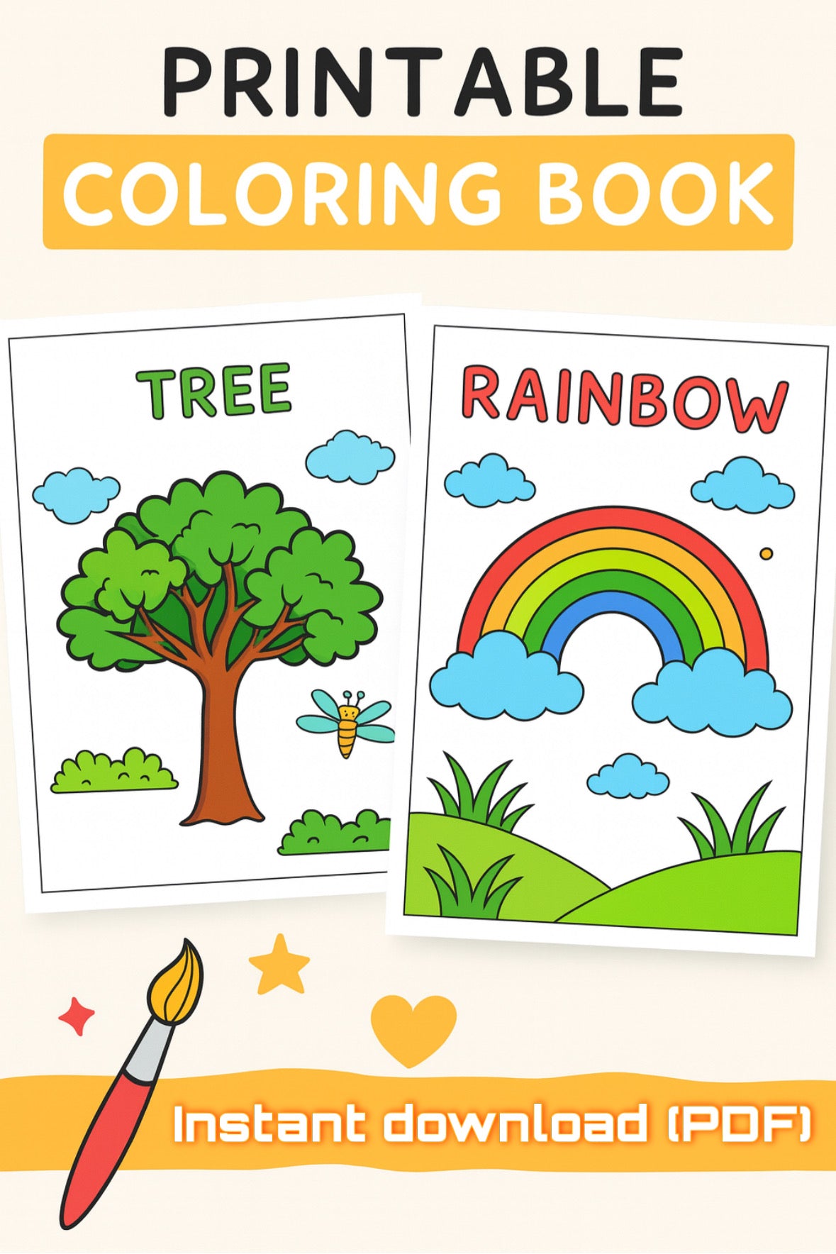 Coloring Book – 10 Pages (PDF)