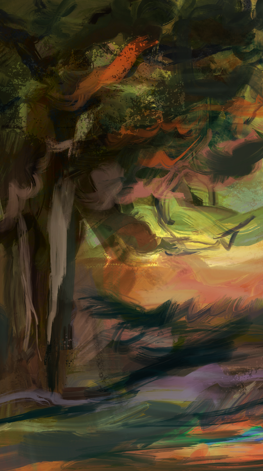 Psychedelic painting | “Autumn in the Wonderland”