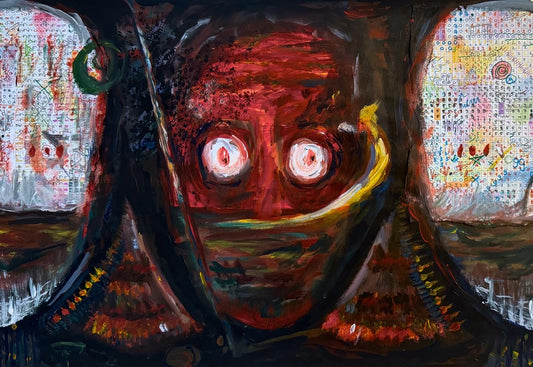 Psychedelic Painting | “Red #3”